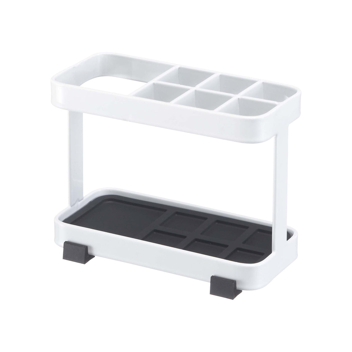 Toothbrush + Toothpaste Stand - Steel