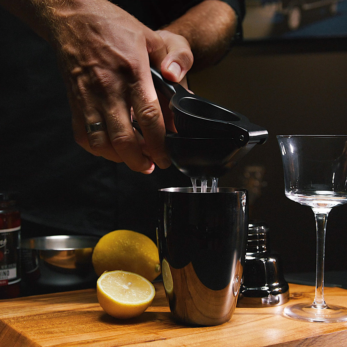 Citrus Press in Black