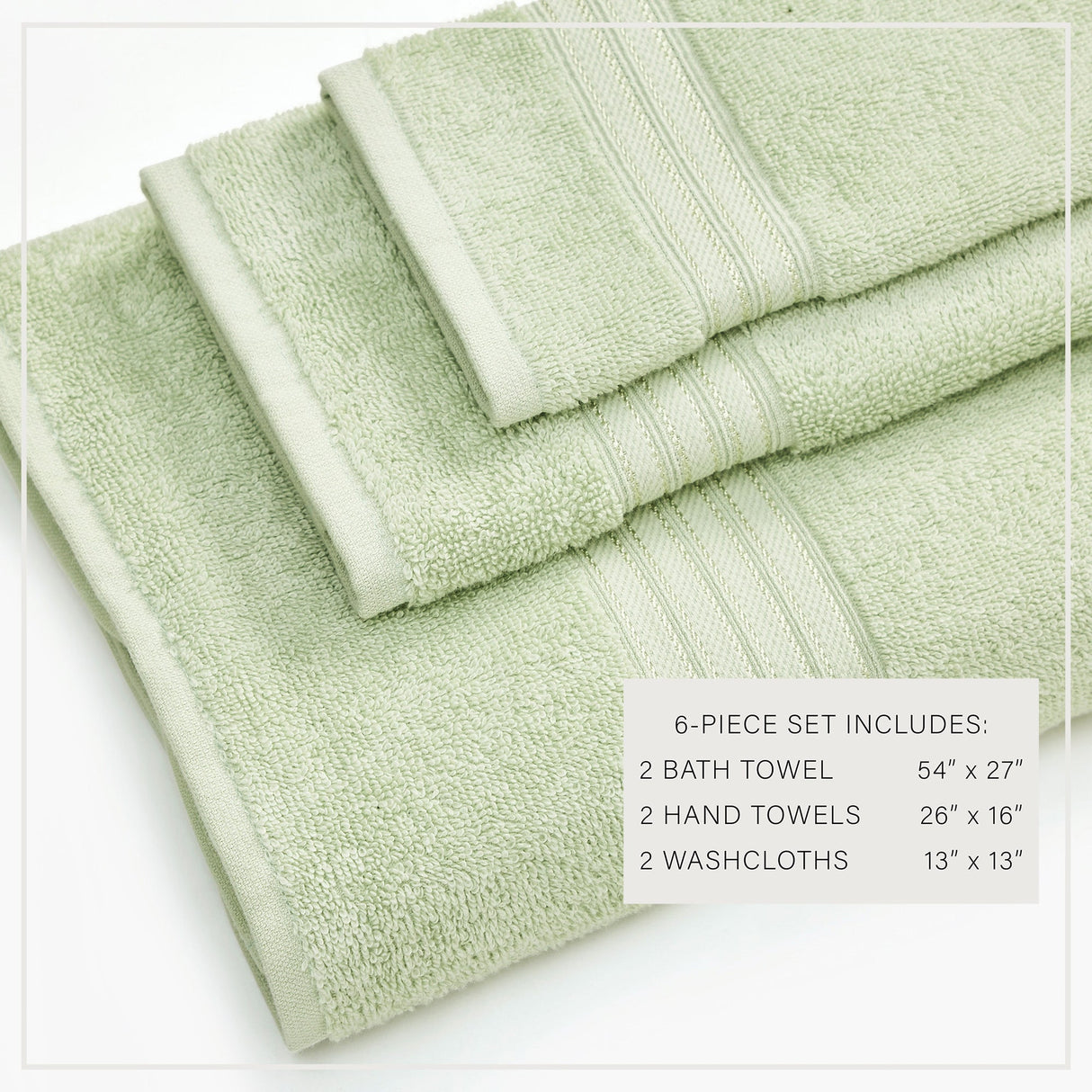 Cotton Terry Bath Towel Set - Cooper Collection