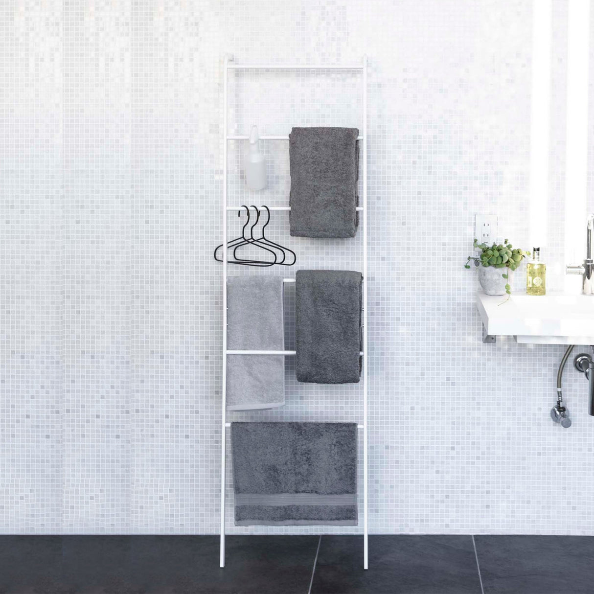 Leaning Storage Ladder (63" H) - Steel