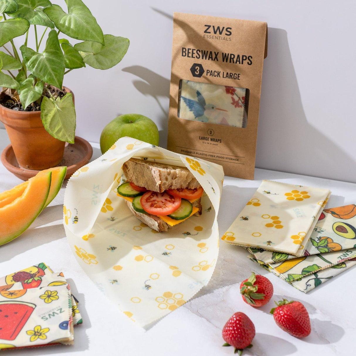 Beeswax Wraps – Plastic-Free Food Storage