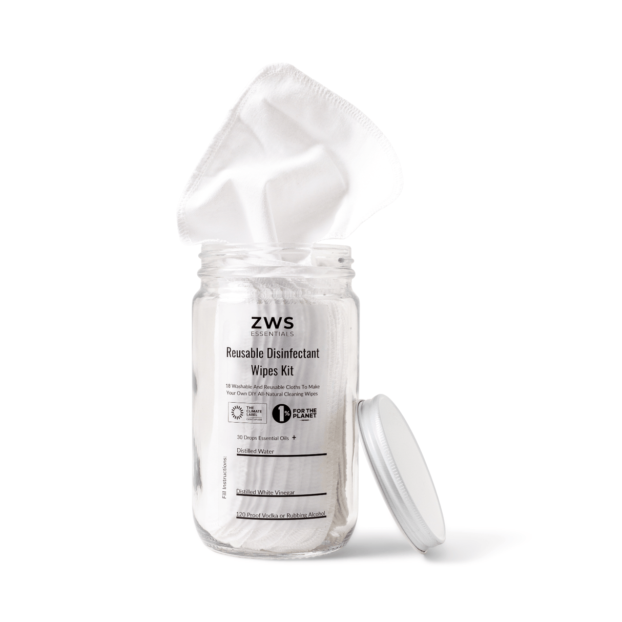 Reusable Disinfectant Wipes - DIY Kit