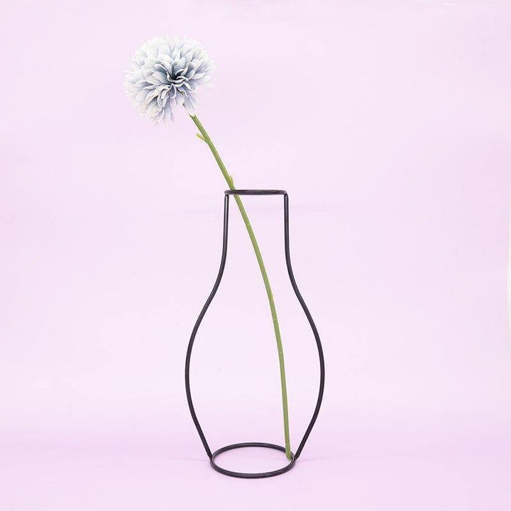 Minimal Iron Line Vase Holder F | Sage & Sill