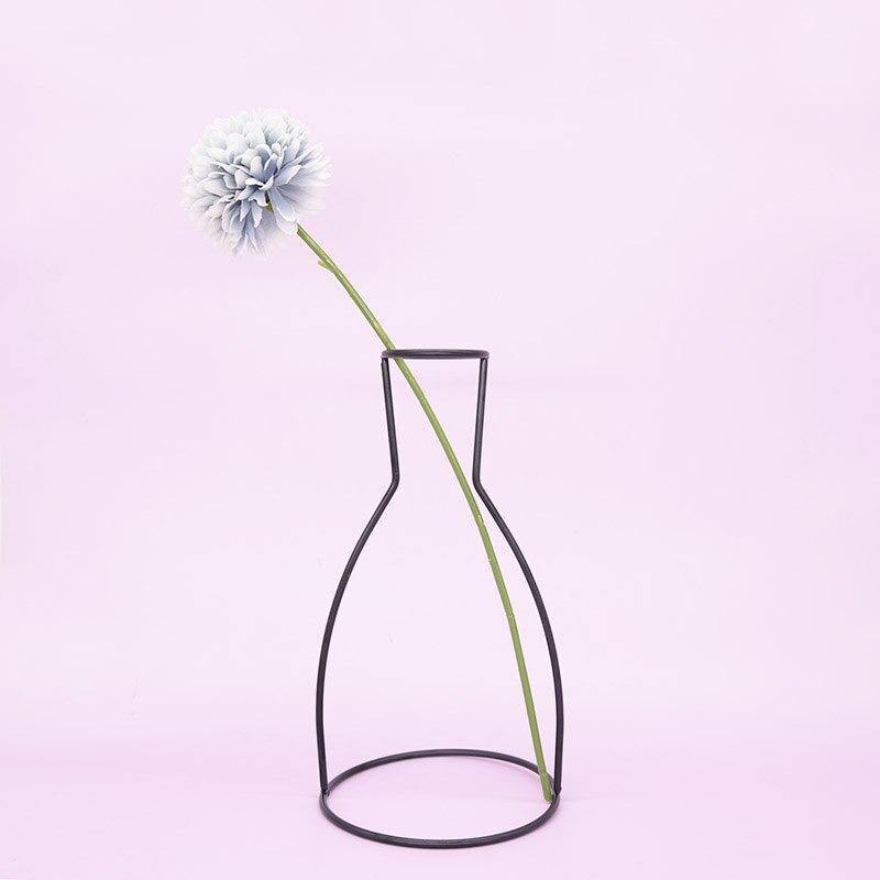 Minimal Iron Line Vase Holder A | Sage & Sill