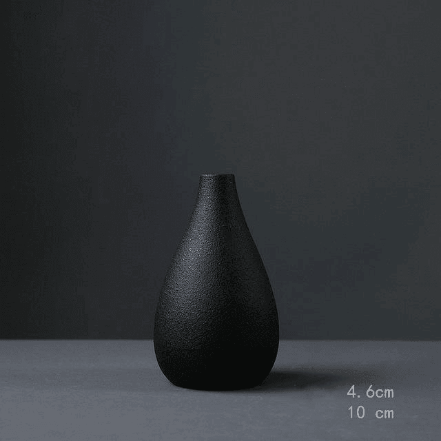 Black as Night Textured Ceramic Vases | Sage & Sill