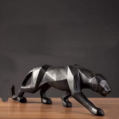 Geometric Panther Figurine Black | Sage & Sill