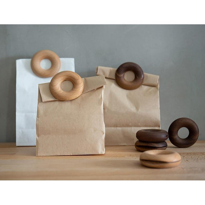 Wooden Doughnut Bag Clip | Sage & Sill