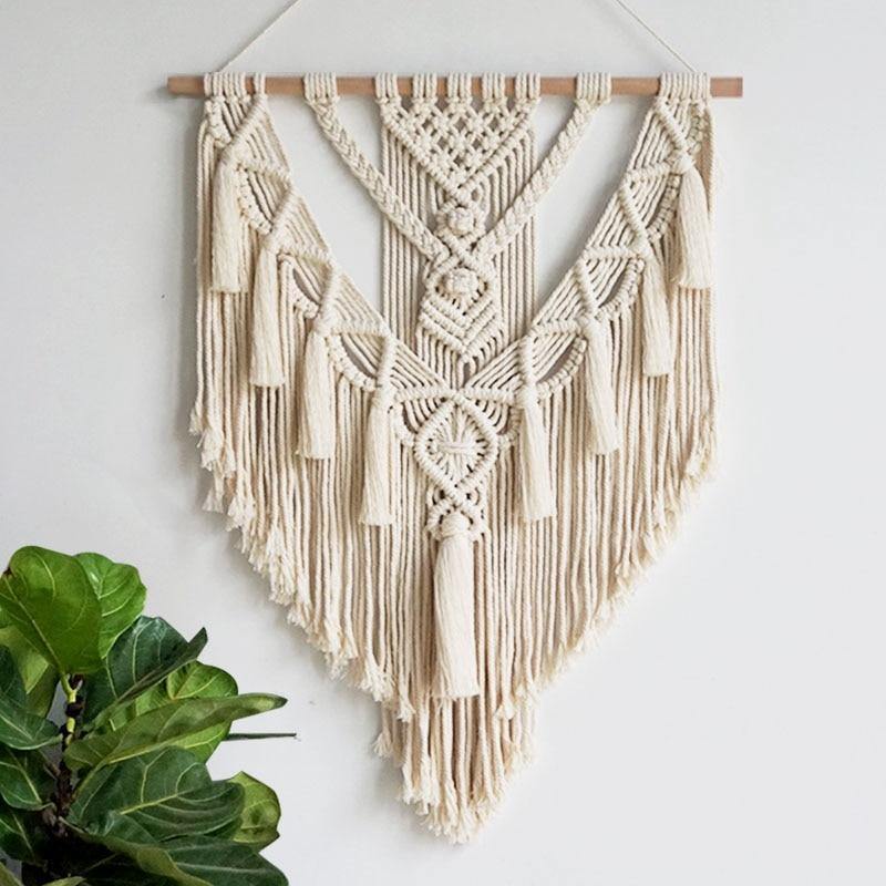 Hand-Woven Boho Macrame Wall-Hanging Tapestry | Sage & Sill