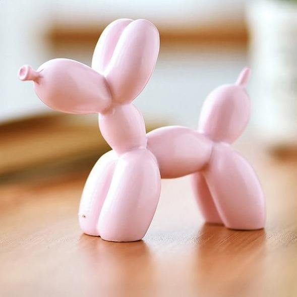 Dog Balloon Animal Figurine Pink | Sage & Sill