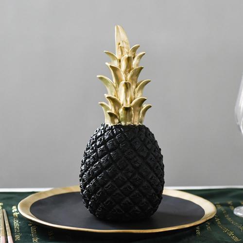 Glossy Pineapple Accent Ornament Black / Large | Sage & Sill