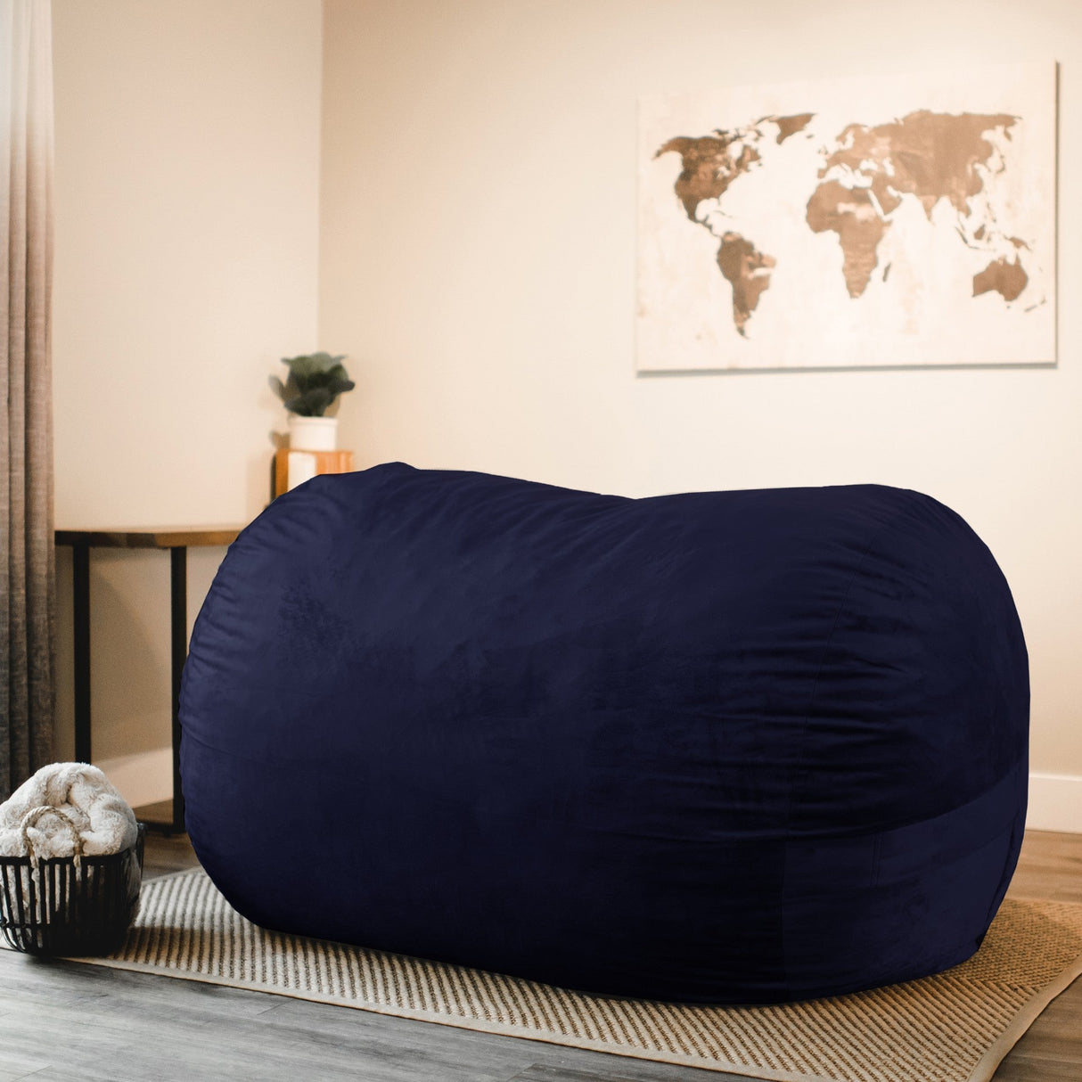 Fuf® 6.5Ft Foam Bean Bag