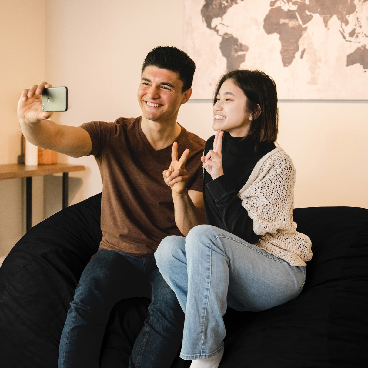 Fuf® 6.5Ft Foam Bean Bag