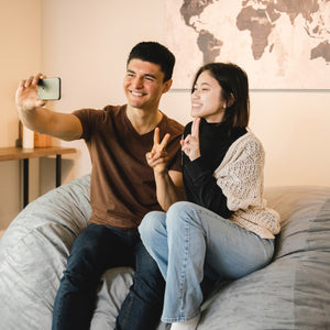 Fuf® 6.5Ft Foam Bean Bag