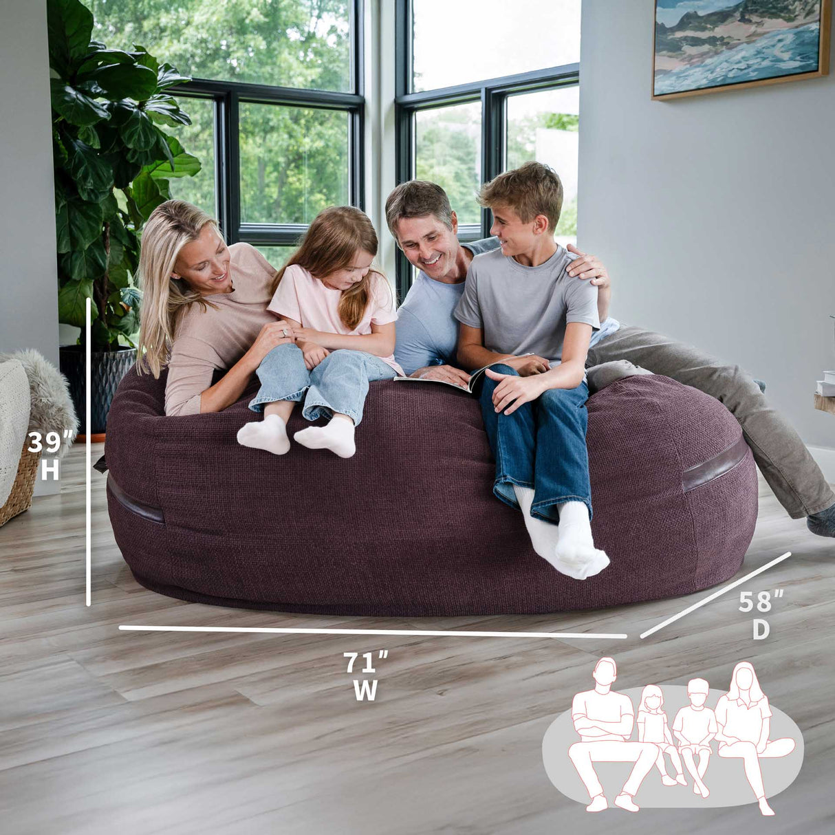 Fuf XXL w/ Removable Cover