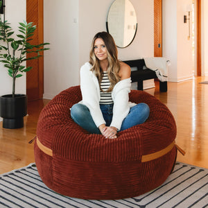 Fuf® 5Ft Foam Bean Bag