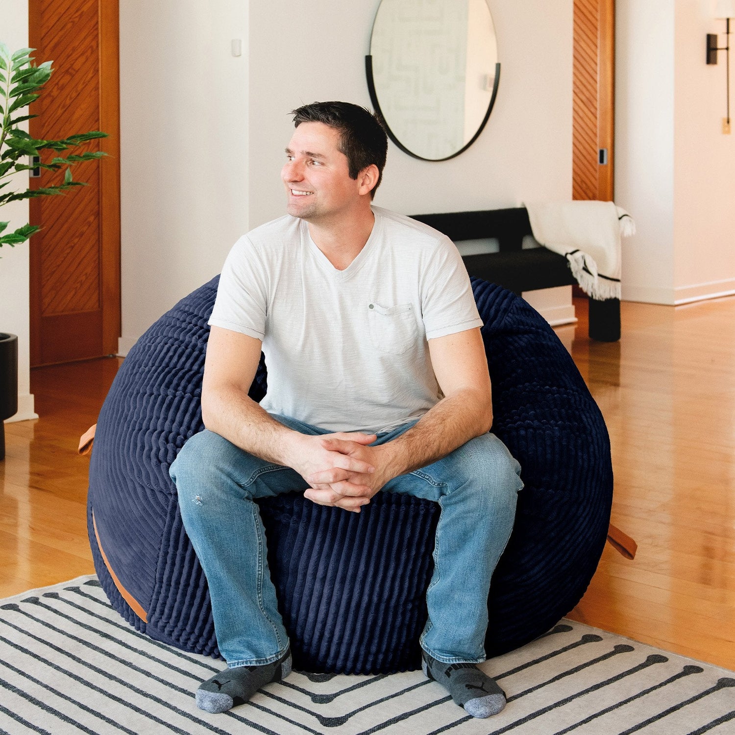 Fuf® 5Ft Foam Bean Bag