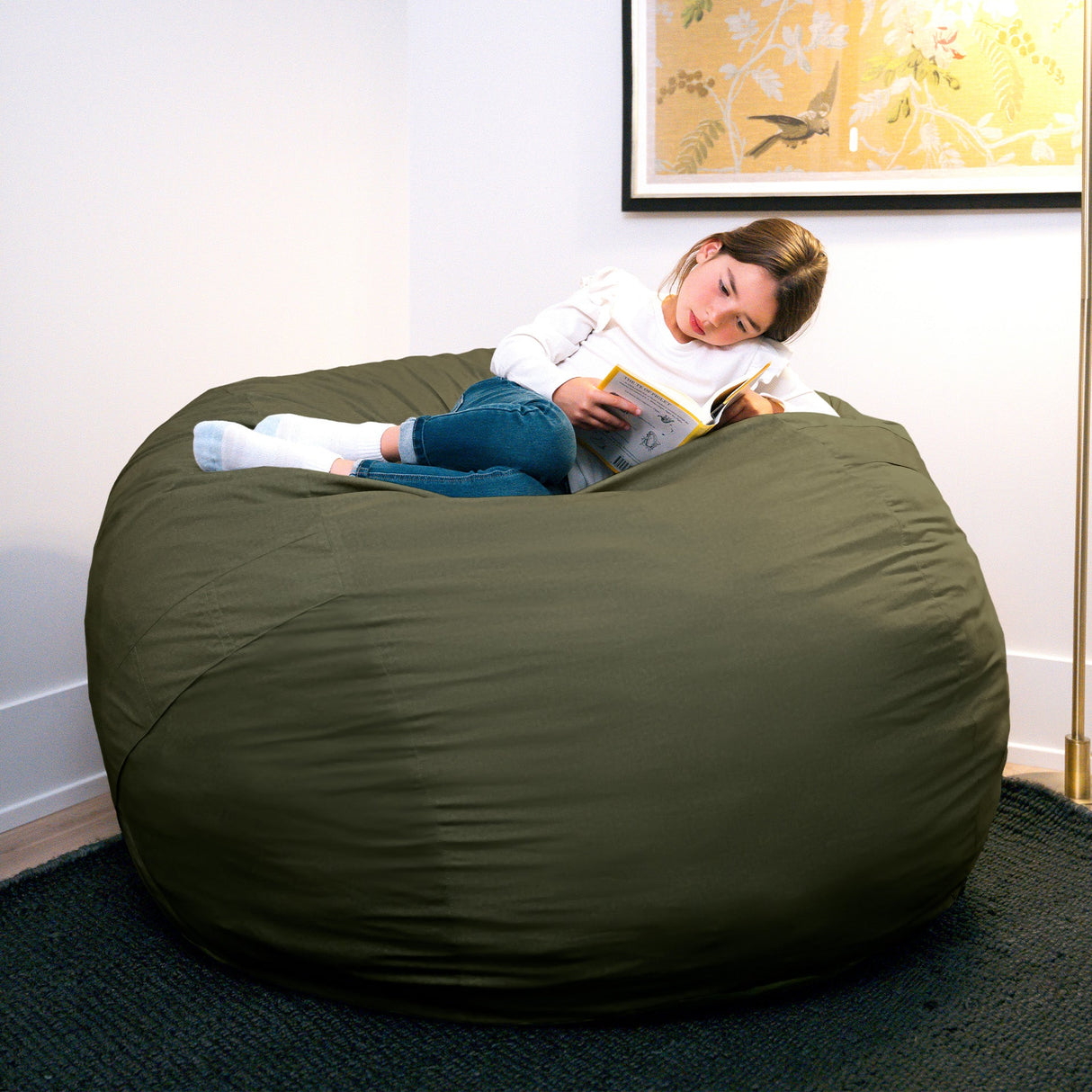 Fuf® 5Ft Foam Bean Bag