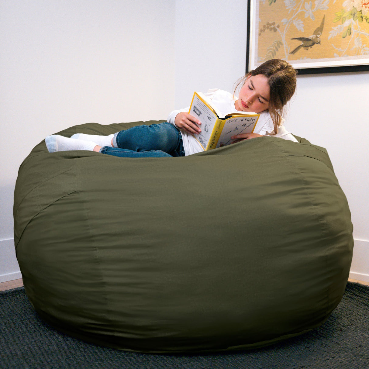 Fuf® 5Ft Foam Bean Bag
