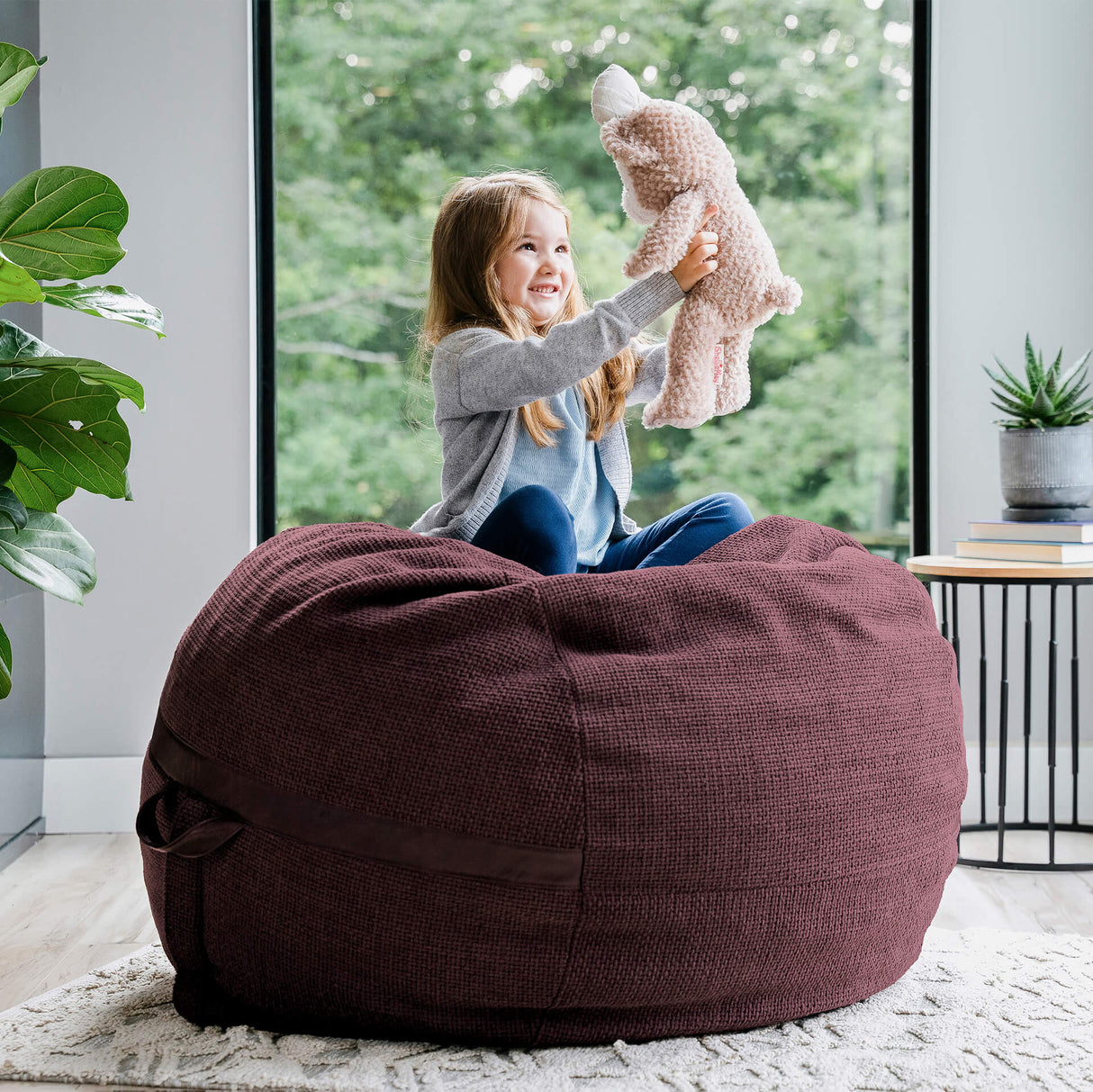 Fuf® 4Ft Foam Bean Bag