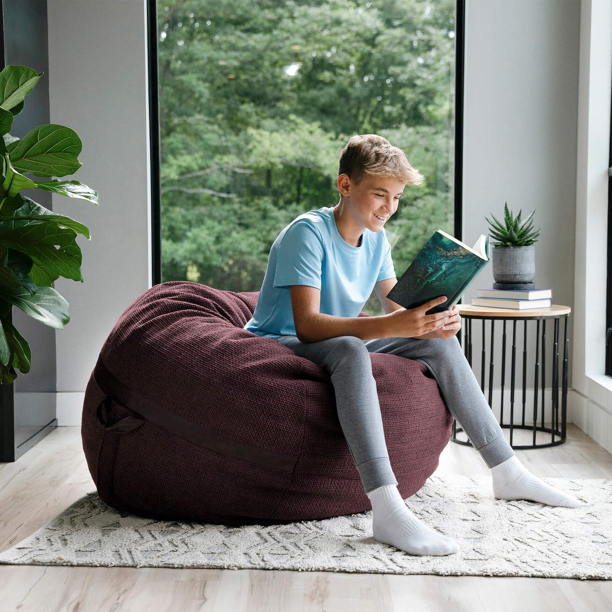 Fuf® 4Ft Foam Bean Bag
