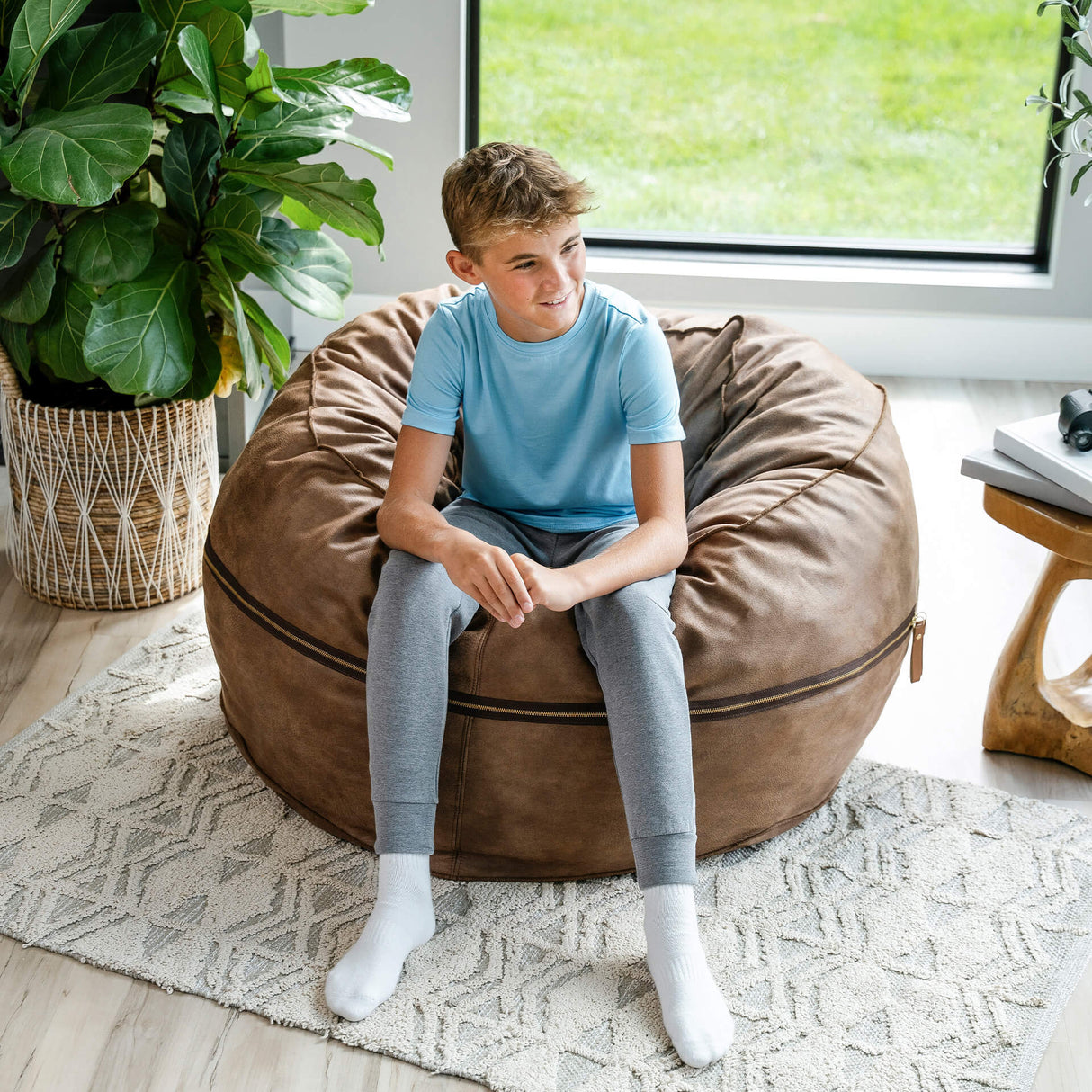 Fuf® 4Ft Foam Bean Bag