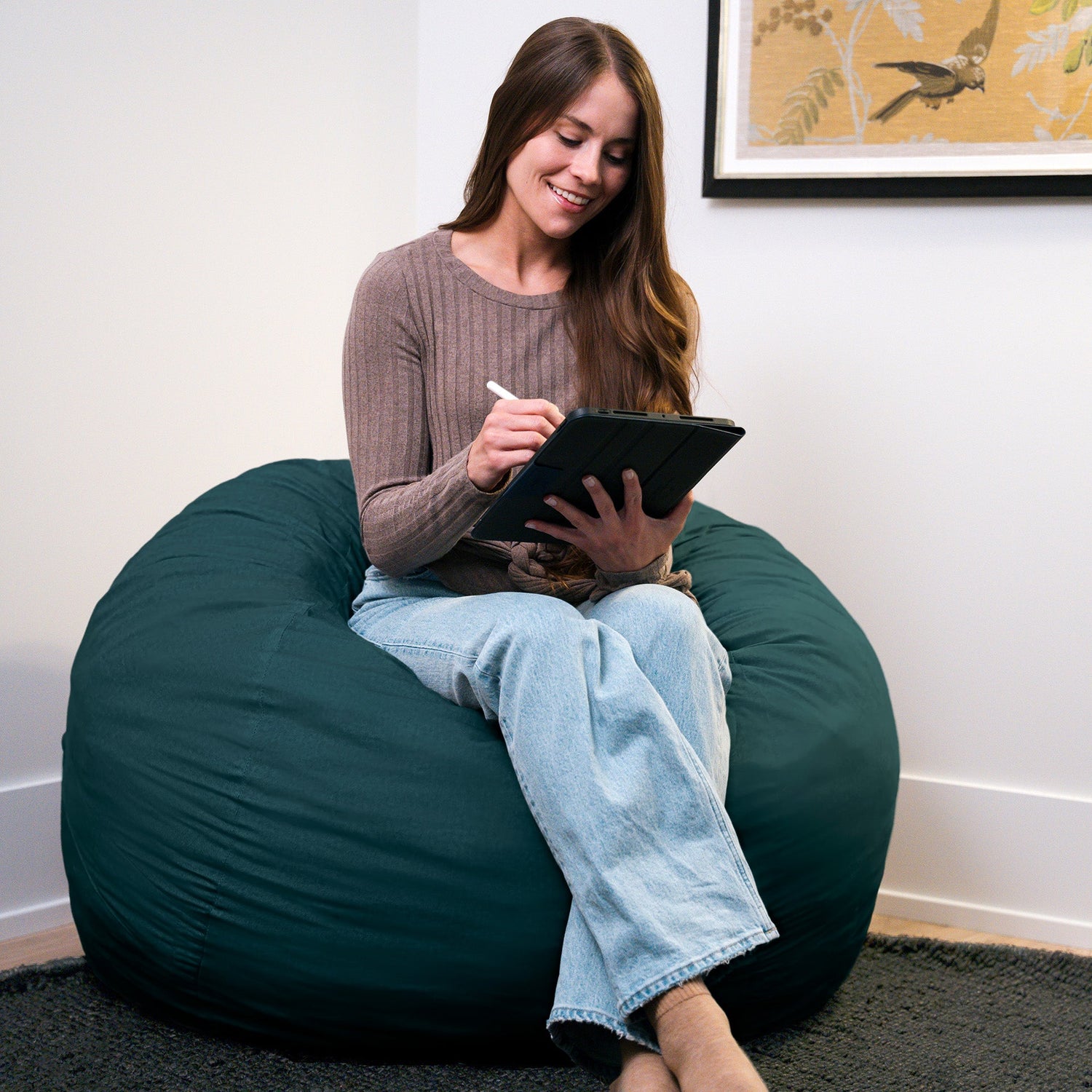 Fuf® 4Ft Foam Bean Bag