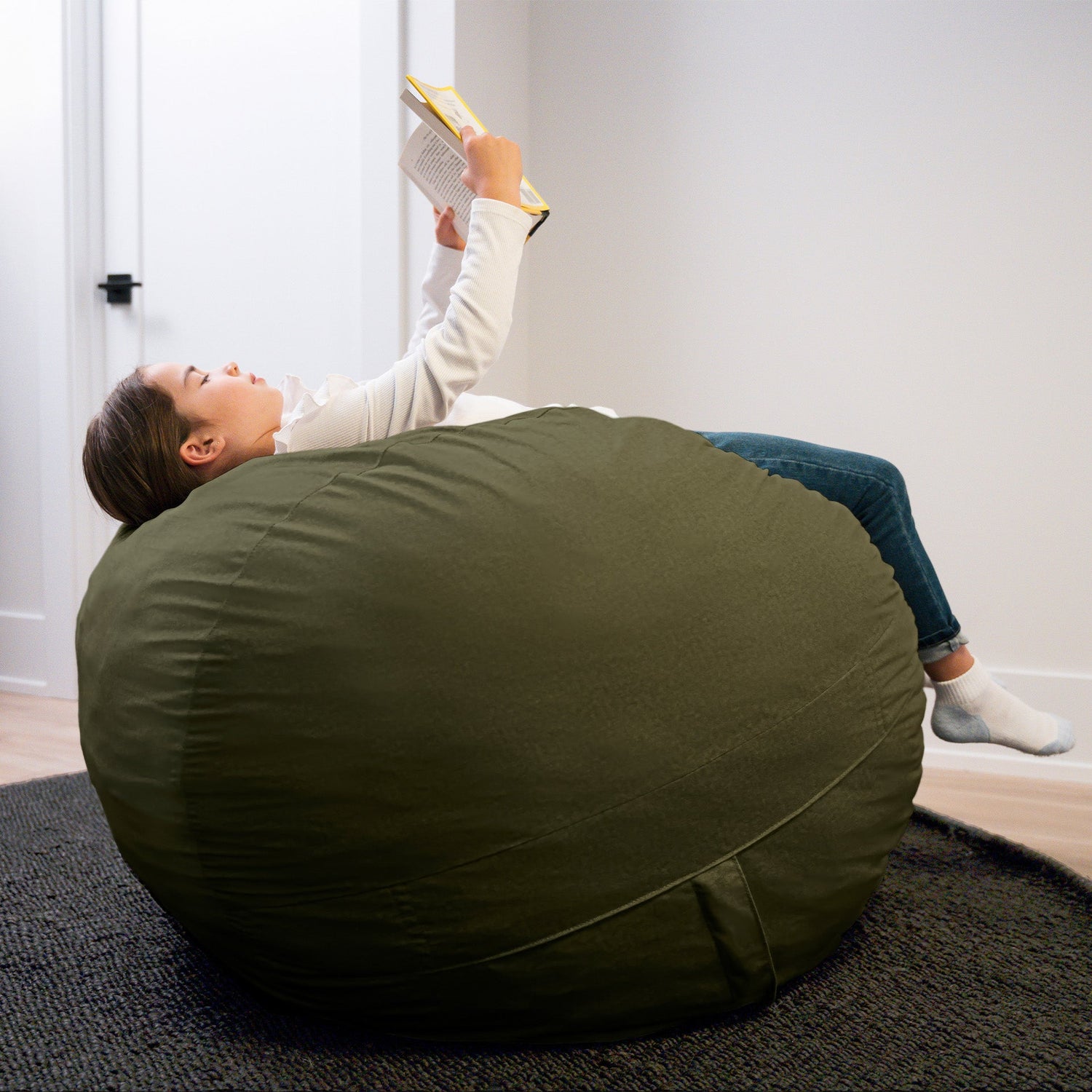 Fuf® 4Ft Foam Bean Bag