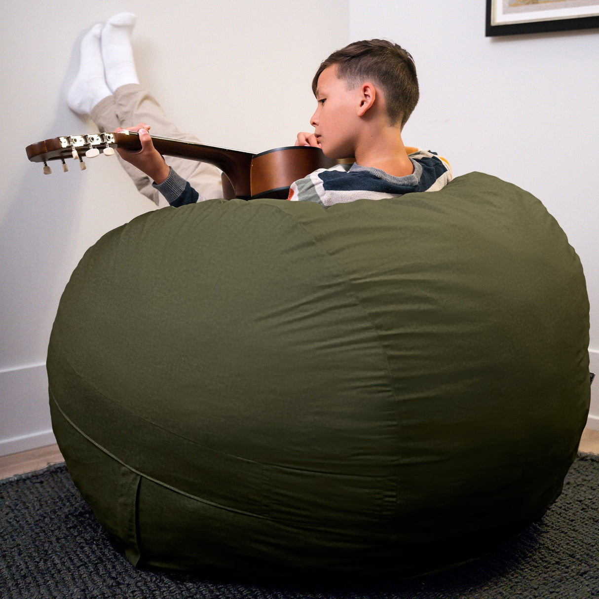Fuf® 4Ft Foam Bean Bag