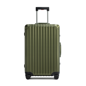 TREVA Aluminum Suitcase Army Green