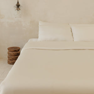 Organic Bamboo Sateen Duvet Cover Set