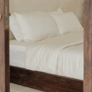 Organic Bamboo Sateen Duvet Cover Set