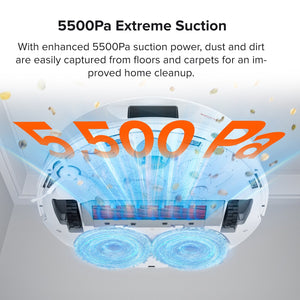 【Certified Refurbished 90% New】Roborock Qrevo Robot Vacuum with Multifunctional Dock