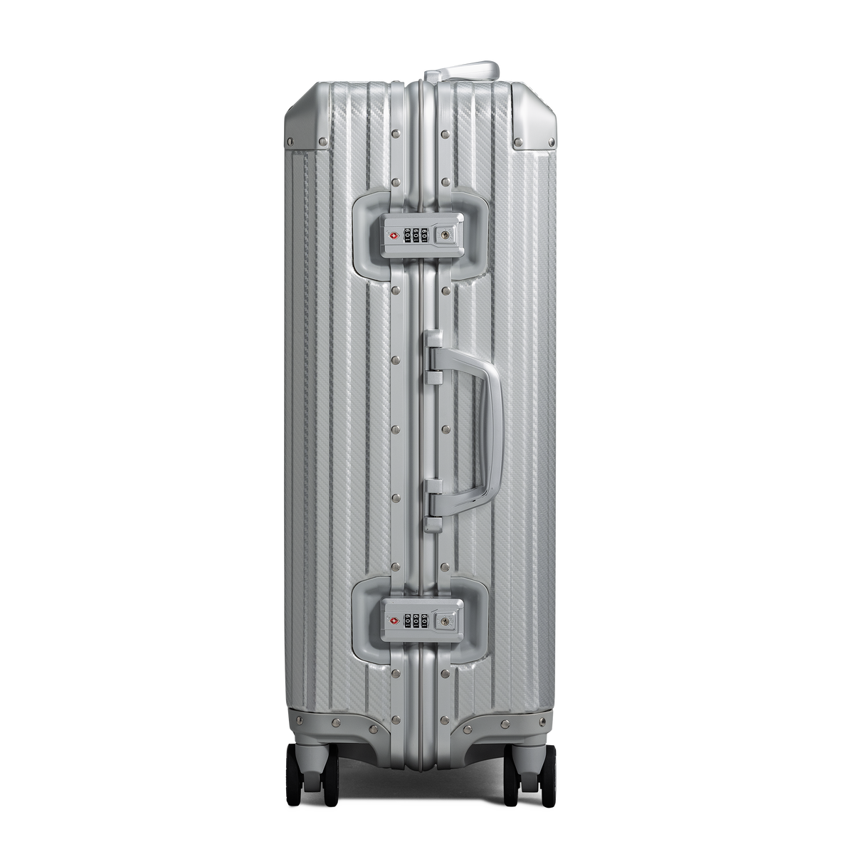 TREVA Aluminum Suitcase Silver