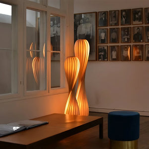 Ozawa Twisted Bamboo Lamp