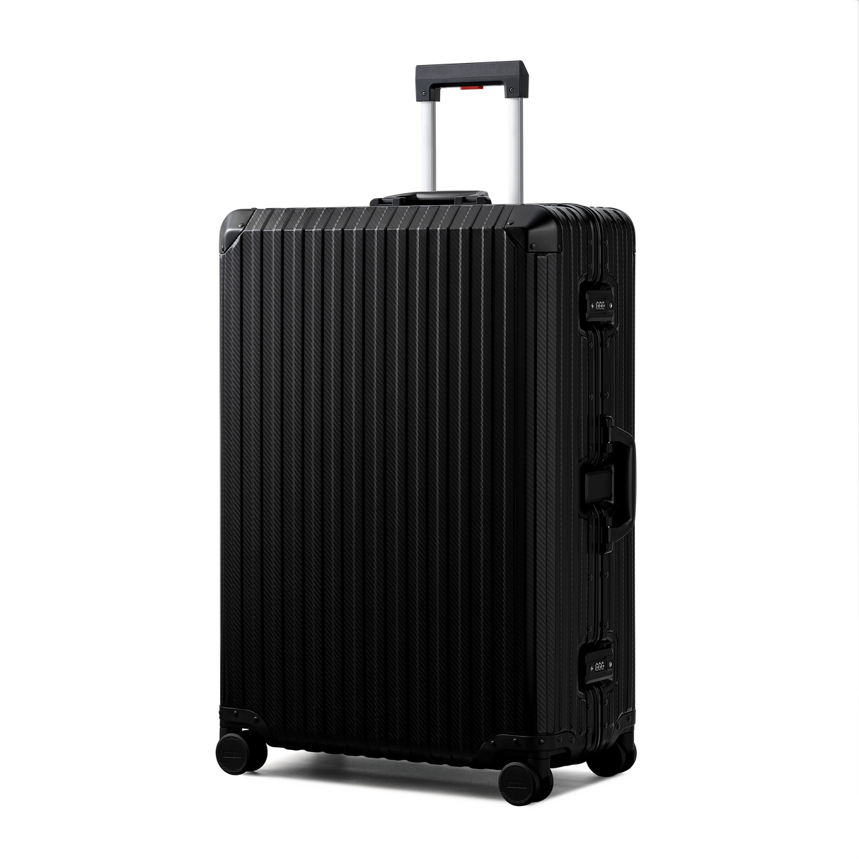 TREVA Aluminum Suitcase Black
