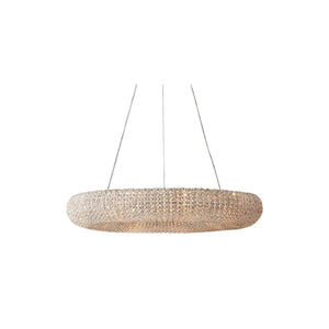 Crystal Clear Round Chandelier