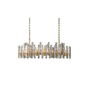 Browning Prism Linear Chandelier 54"