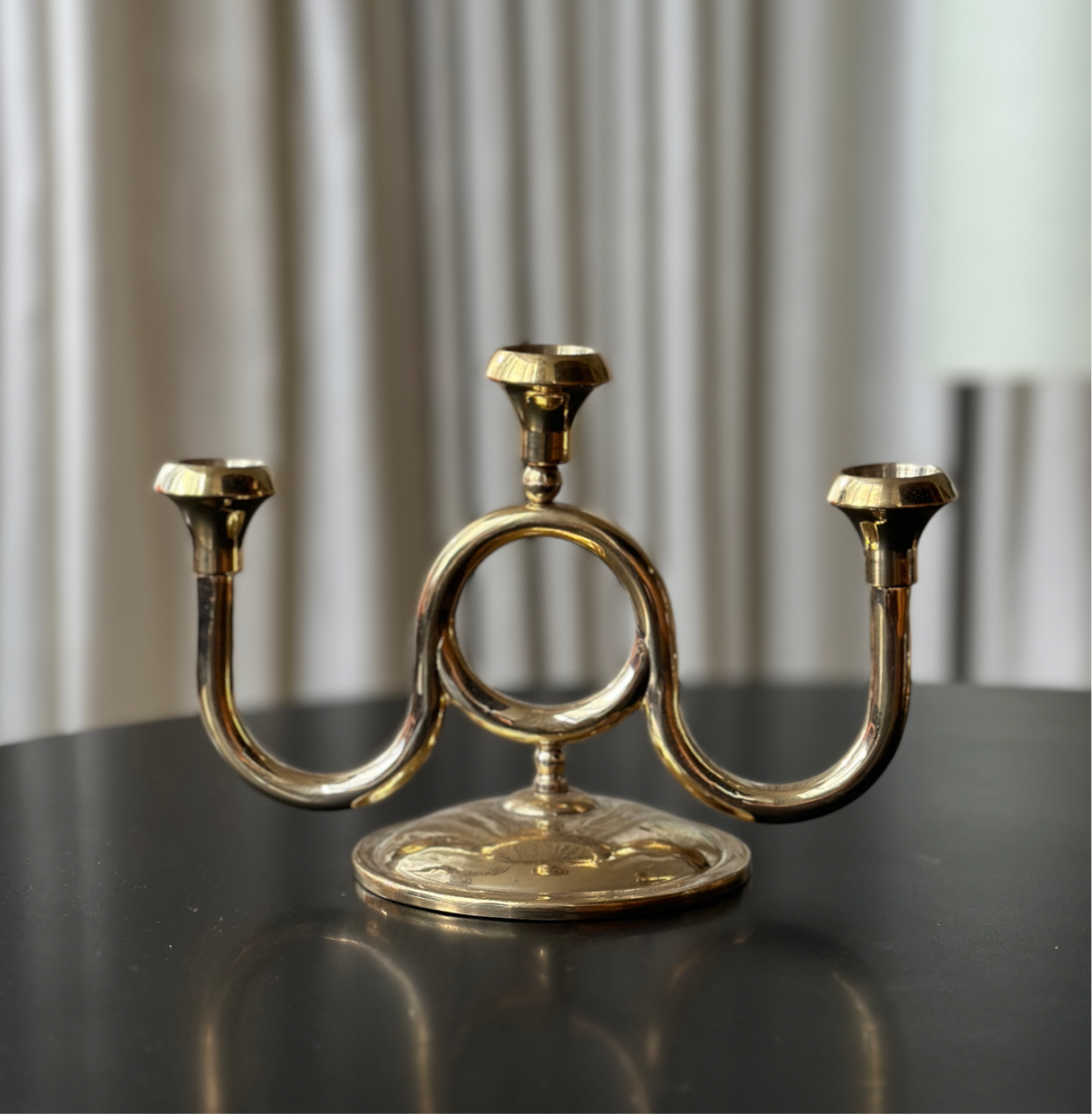 Canton Candelabra in Brass