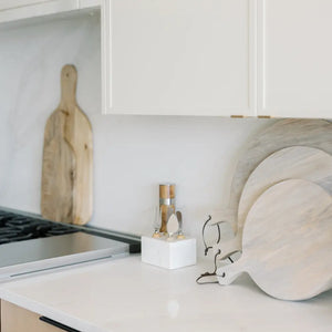 Charlotte Wood Round Serving Board