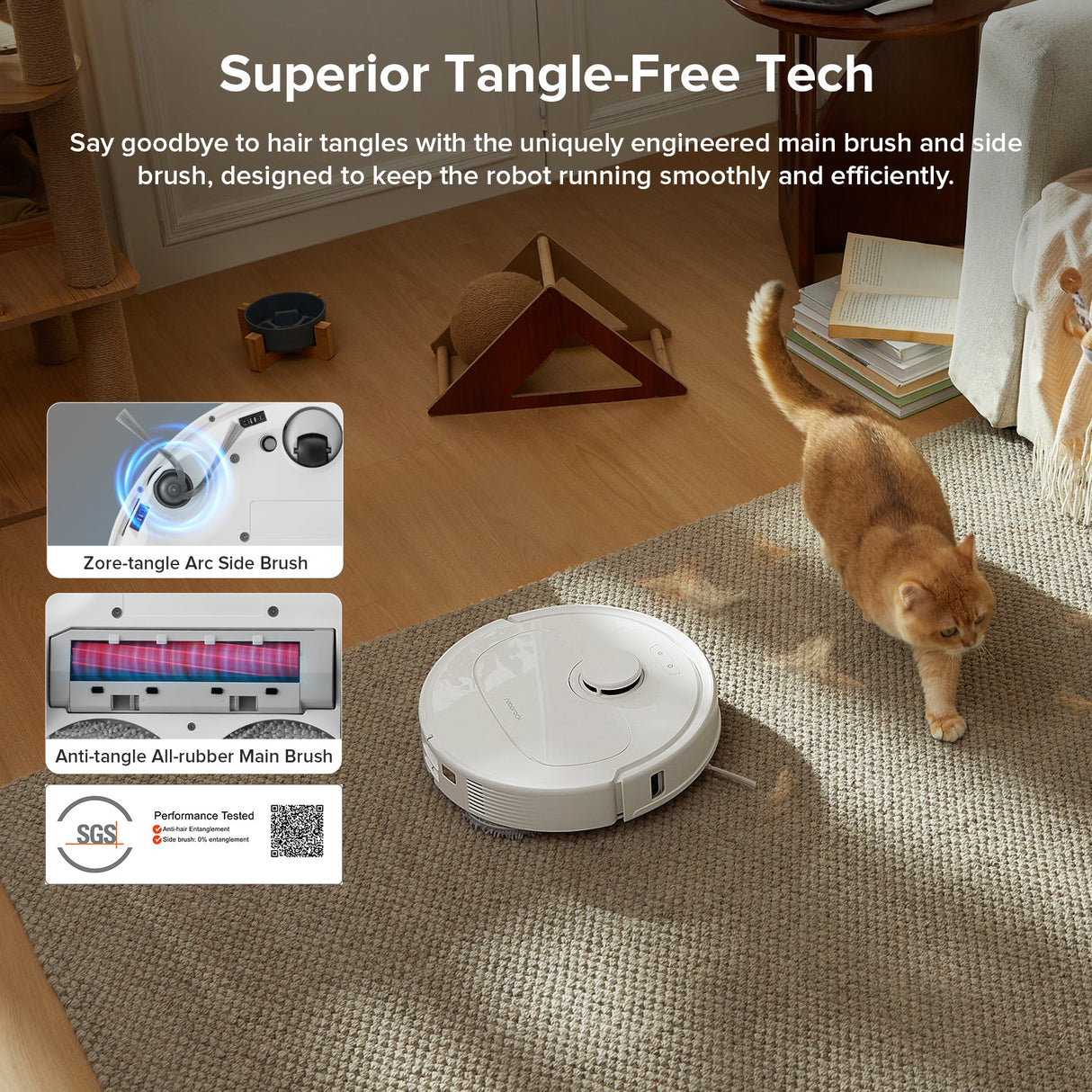 Roborock QV 35A Robot Vacuum with Multifunctional Dock (Upgraded from Qrevo S)