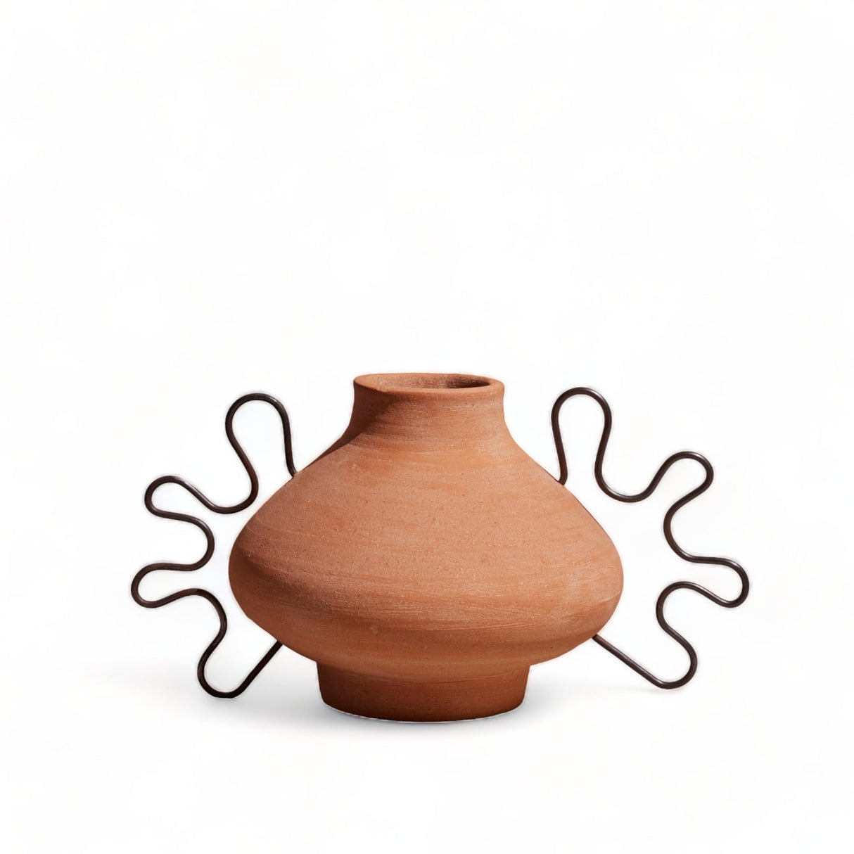 Ines Terracota Vessel by Diego Olivero Studio