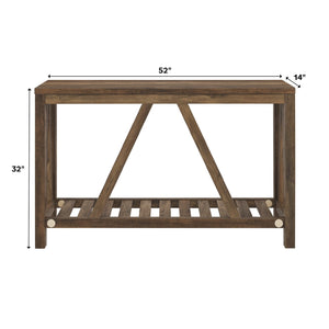 A-Frame Rustic Entry Table