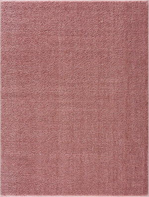 Judy Pink  Plush Washable Area Rug - Clearance