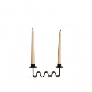 Helen Black Candle Holder by MESO