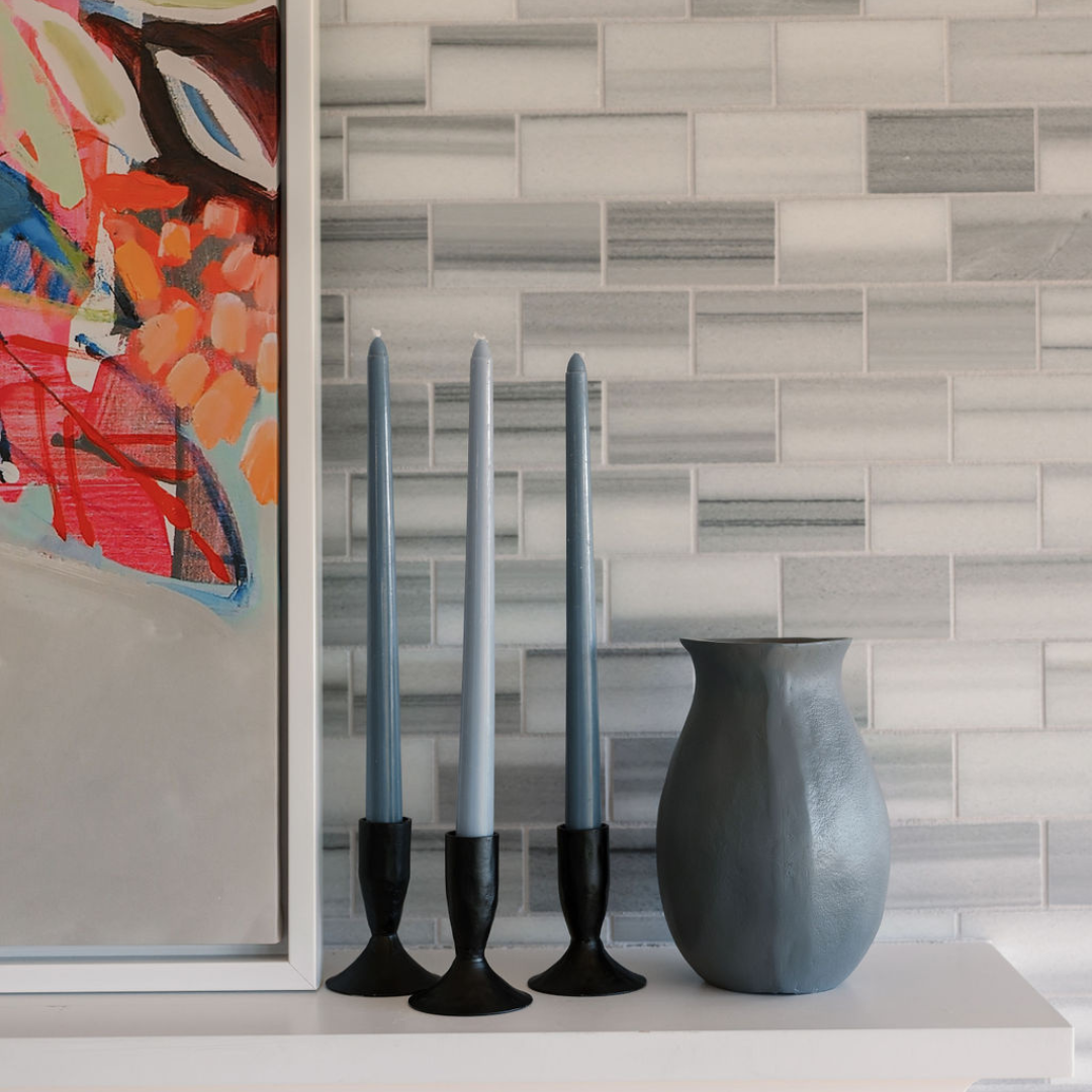 3.5" Iron Candleholders in Black