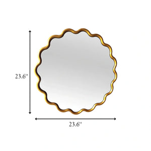 Round Wave Mirror