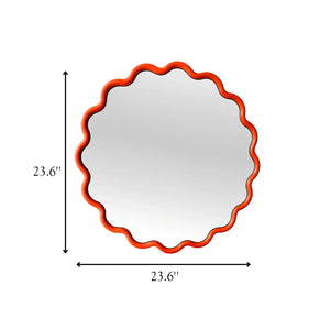 Round Wave Mirror