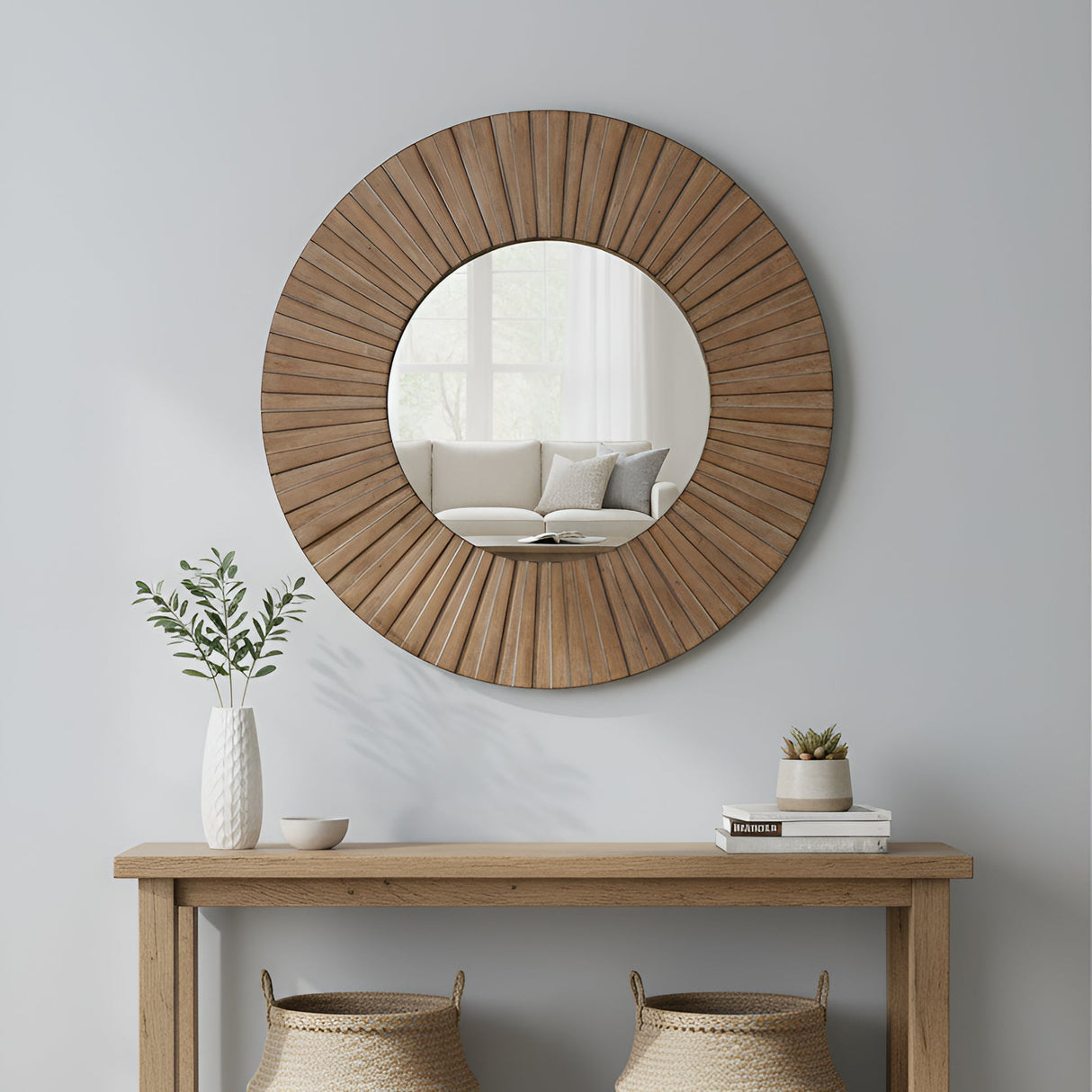 Brown Pearl Mirror, Brown Bronze