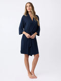 Women's Bamboo Stretch-Knit Kimono Robe
