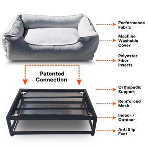 The FÜZI Elevated Dog Bed